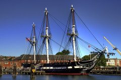BOSTON the constitution US Navy first battleship