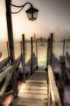 ITALY walkway to Venice