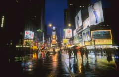 NYNY times square rain