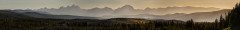 WYOMING Teton Range panoramic