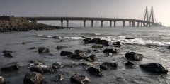 INDIA BOMBAY Bridge Sea Link  Portrait