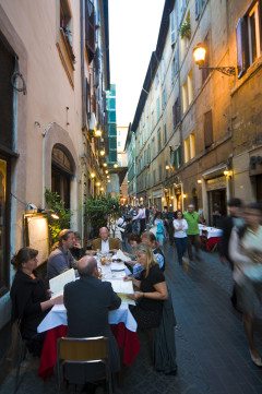 ITALY ROME Dinner in Rome