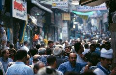 TURKEY ISTANBUL Busy Street