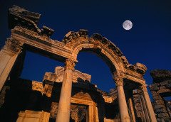 TURKEY Temple Of Hadrian Ephesus